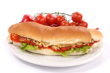 sandwich with tomatoes