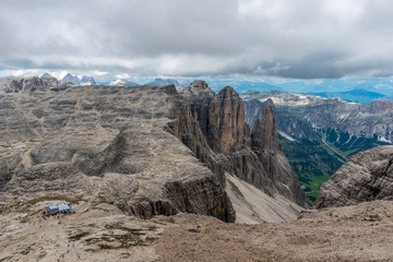Obraz premium Dolomites Italy - Piz Boe Mountain