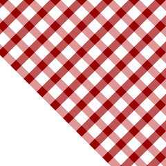 tablecloth illustration red and white