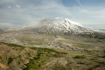 Wasteland - Desolation blankets the land as a new cinder cone forms within the crater of Mount Saint Helens.