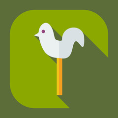 Flat modern design with shadow icons candy