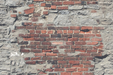 Vintage brick wall 
