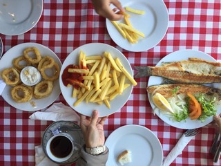 pass me the fries. 