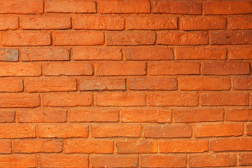 Red brick wall texture background 