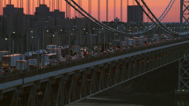 4K George Washington Bridge Pre-sunrise 7