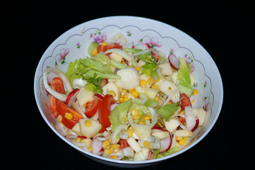 Insalata fresca dietetica