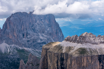 Dolomites Italy - Val Gardena -  Passo Sella