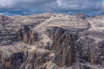 Hiking in the dolomites of Italy - Piz Boe