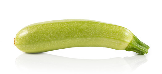 Zucchini isolated on a white background