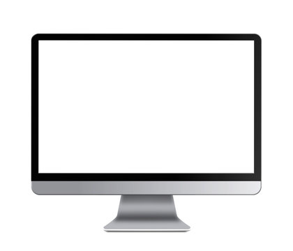 computer isolated on white background