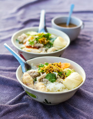 Boiled pork with coffee.