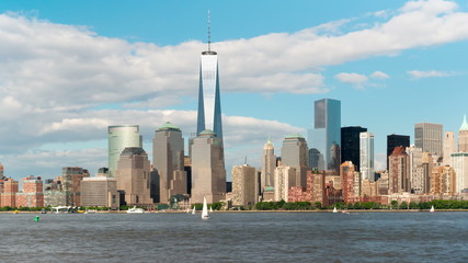 4K Freedom Tower and Hudson River Timelapse 3a
