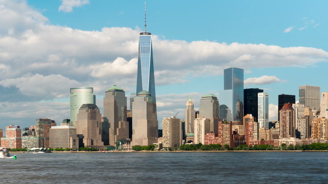 4K Freedom Tower and Hudson River Timelapse 4a