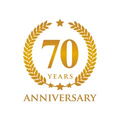 anniversary gold with star