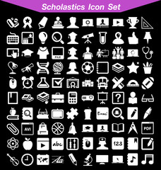 Scholastics icon set 