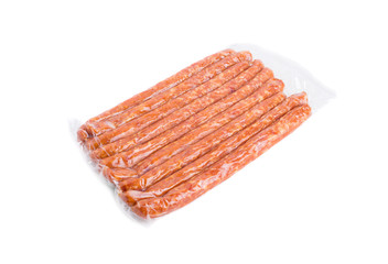 Pack of delicious smoked chicken sausages.