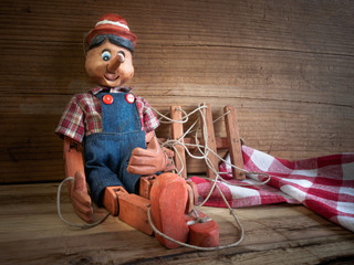 Pinocchio puppet