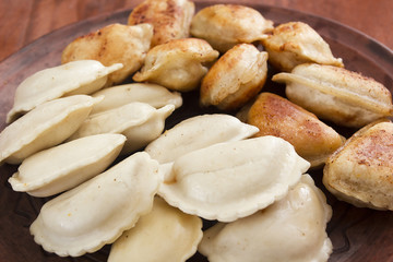 Dumplings with various fillings