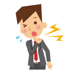 肩の痛み　ビジネスマン