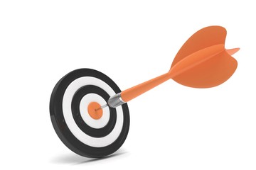 arrow darts in target