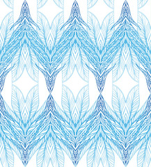 print seamless pattern of lines, blue geometric pattern