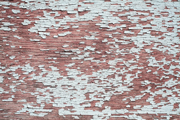 texture of cracked colour painted on wood