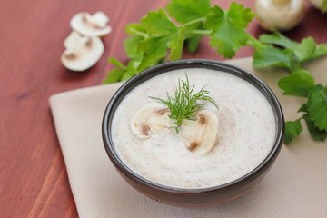 Mushroom cream soup