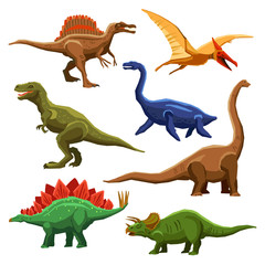 Dinosaurs Color Icons Iet