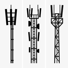 Telecommunications towers