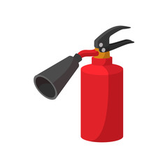 Fire extinguisher cartoon icon