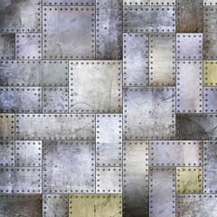 steel metal plate background