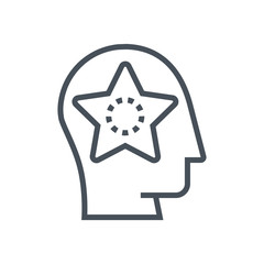 Star, project features icon