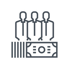 Employee, salary icon