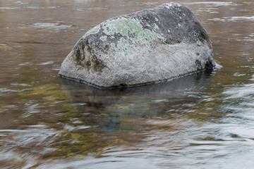 River Stones with in nature.