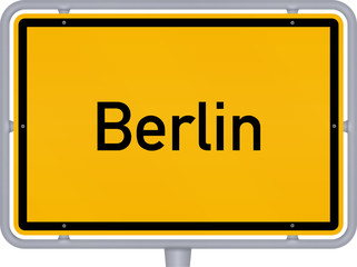 Ortsschild, Berlin