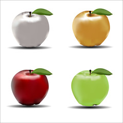 Four apples