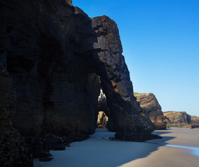 Natural arch at As Catedrais beach