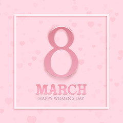 International womens day background.