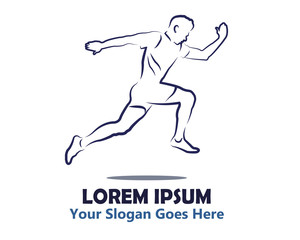 Running Man Logo Graphics