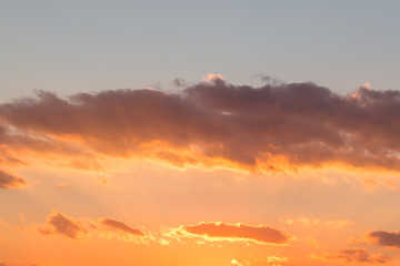 sky colors sunset time.