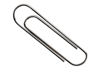 Metal paper clip.