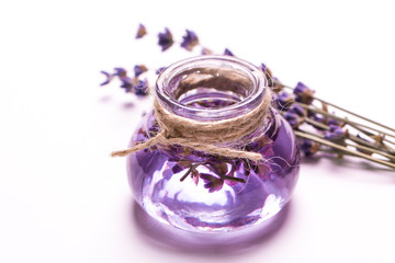 Aromatherapy oil and lavender, spa,  healthy concept