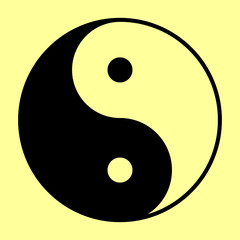 Ying yang symbol of harmony