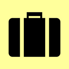 Riefcase sign. Flat style icon