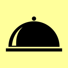 Fototapeta premium Server sign. Flat style icon