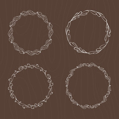 Hand Drawn Doodle Laurels