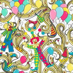 Purim hand drown background