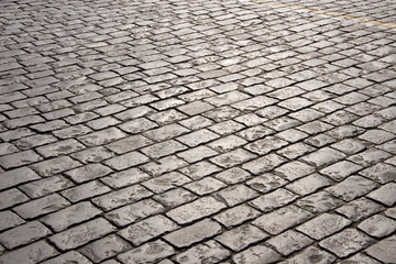 Closeup of block pavement (as a background)