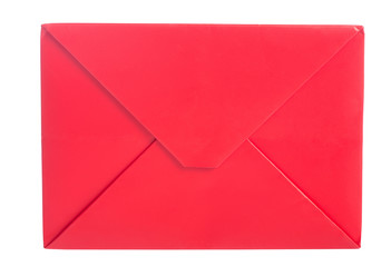 red envelope isolated on white