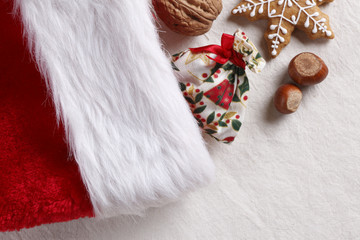 Santa bag with gifts